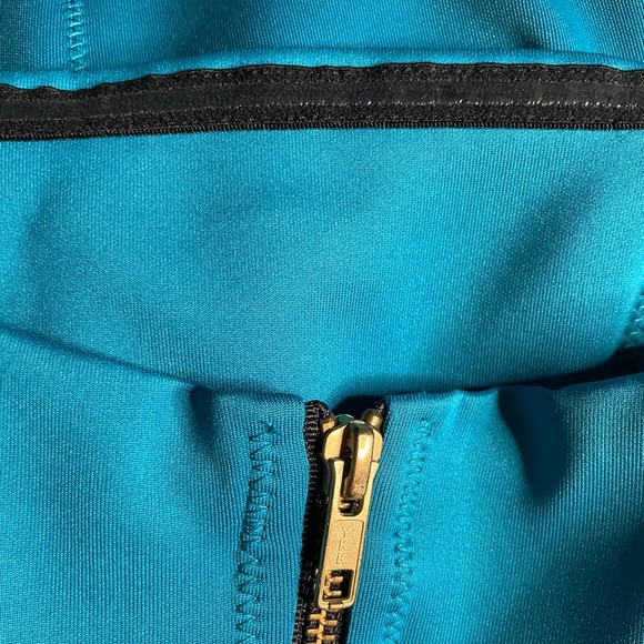 Torn by Ronny Kobo Camille Scuba Peplum Dress Evening Occasion Jewel Tone S - Picture 5 of 10